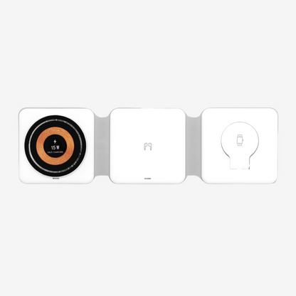 TravelMaster – Foldable 3-in-1 Wireless Charging Station